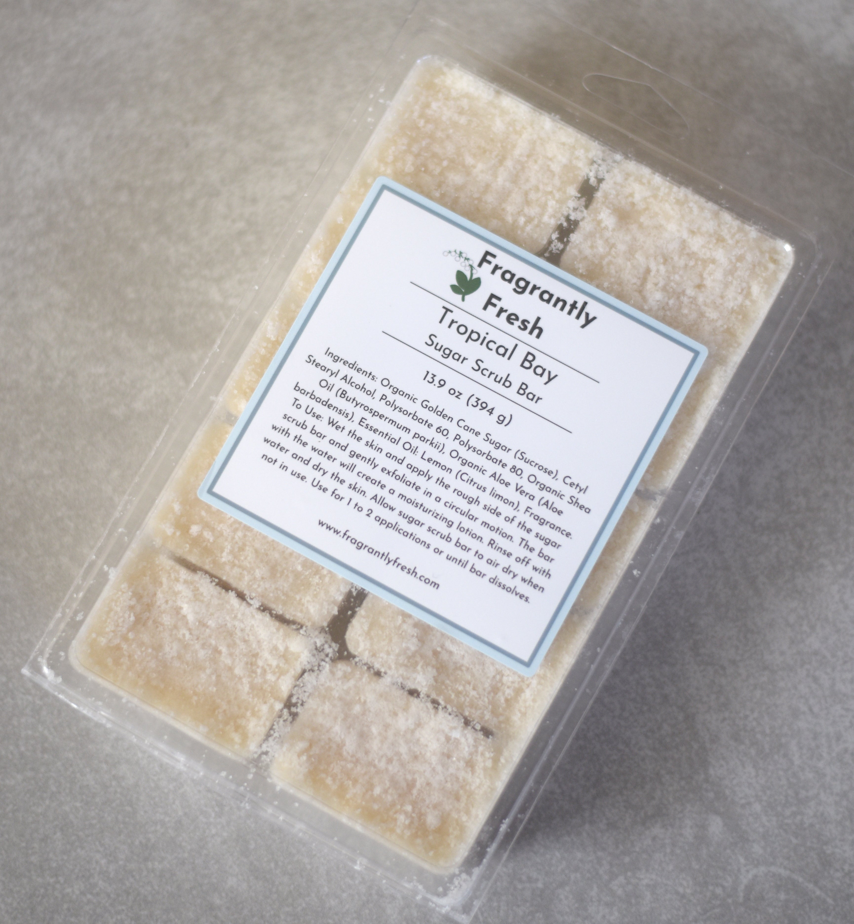 Sugar Scrub Bars - Tropical Bay