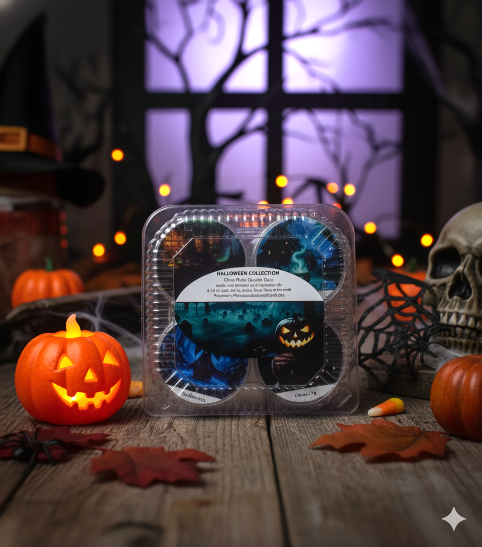 Candle Cups 4 Pack - Halloween
