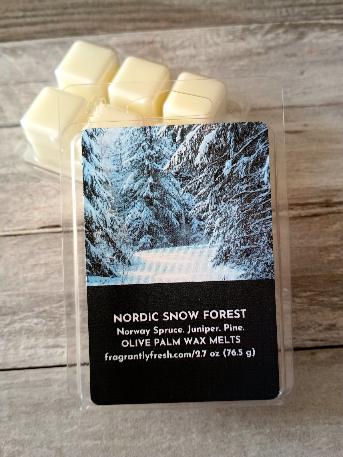 NORDIC SNOW FOREST (2.7 oz Snap Bar Wax Melts)