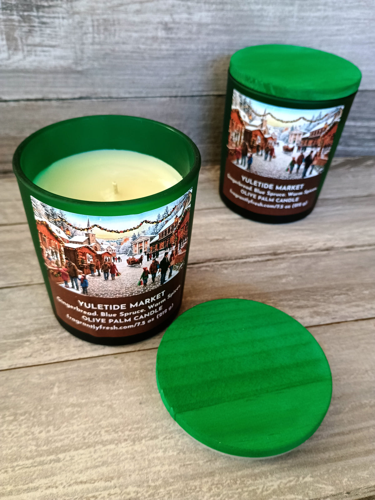 YULETIDE MARKET (7.5 oz Palm & Olive Wax Candle)