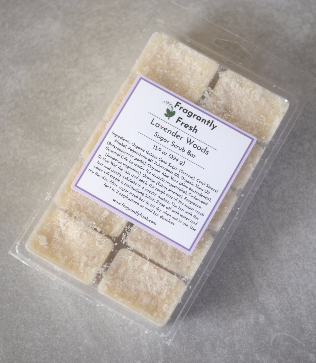Sugar Scrub Bars - Lavender Woods