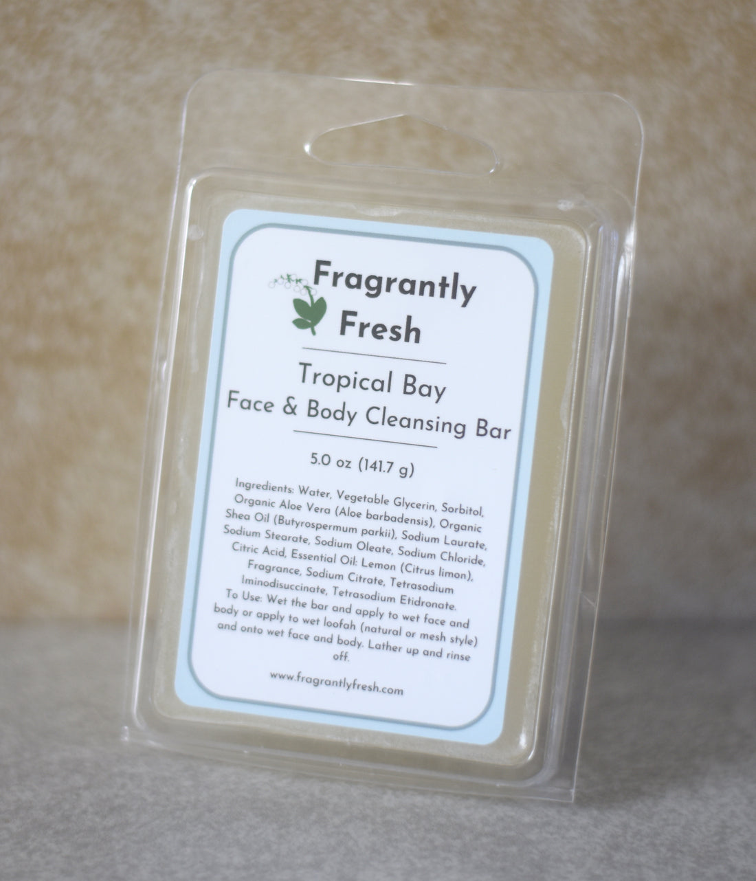 Face and Body Cleansing Bar - Tropical Bay