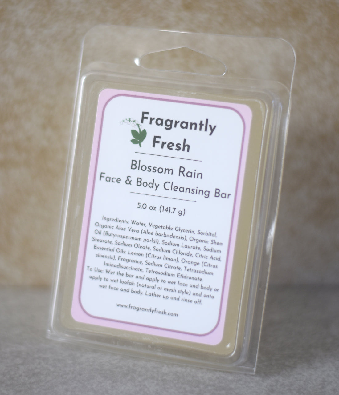 Face and Body Cleansing Bar - Blossom Rain