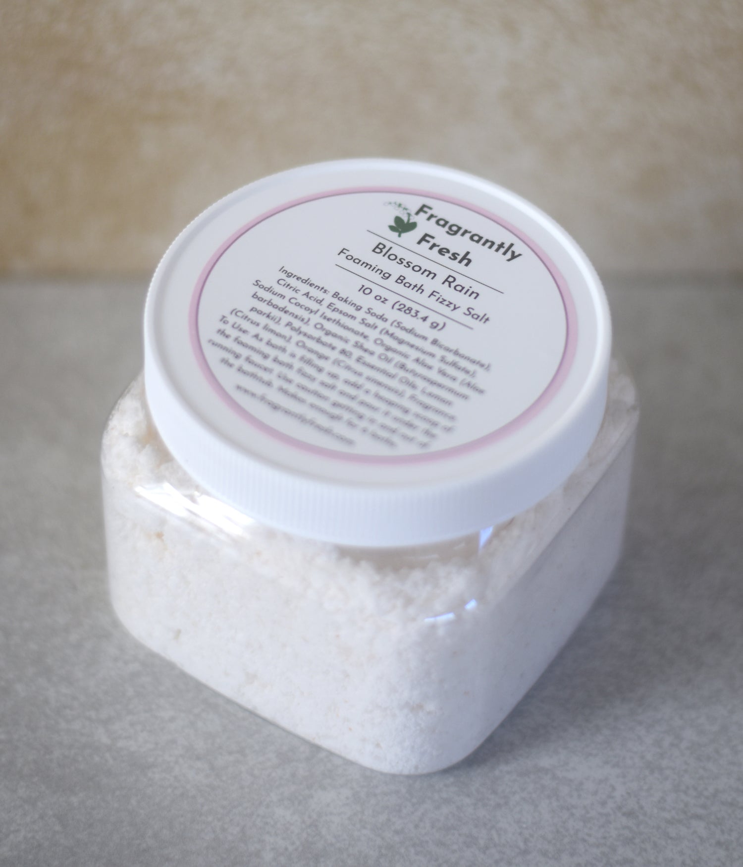 Foaming Bath Fizzy Salt - Blossom Rain