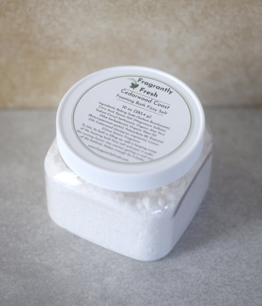 Foaming Bath Fizzy Salt - Cedarwood Coast