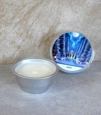 Candle Cups 4 Pack - Christmas