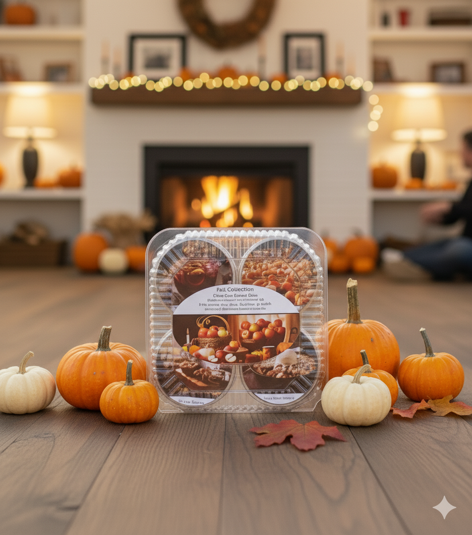 Candle Cups 4 Pack - Fall