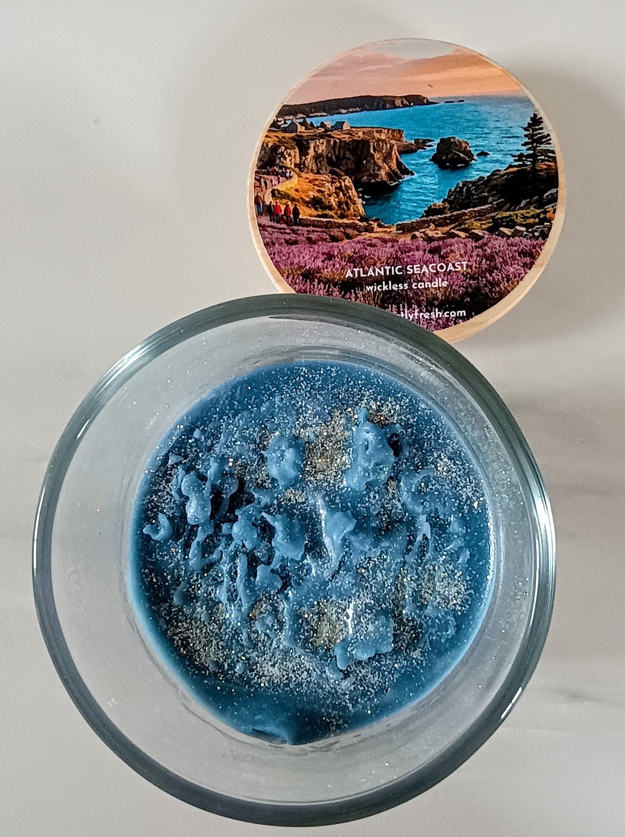 Atlantic Seacoast Handcrafted Wickless Jar Candle