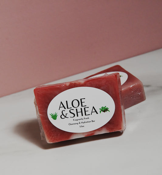 CRANBERRY APPLE - ALOE & SHEA CLEANSING & HYDRATION BAR