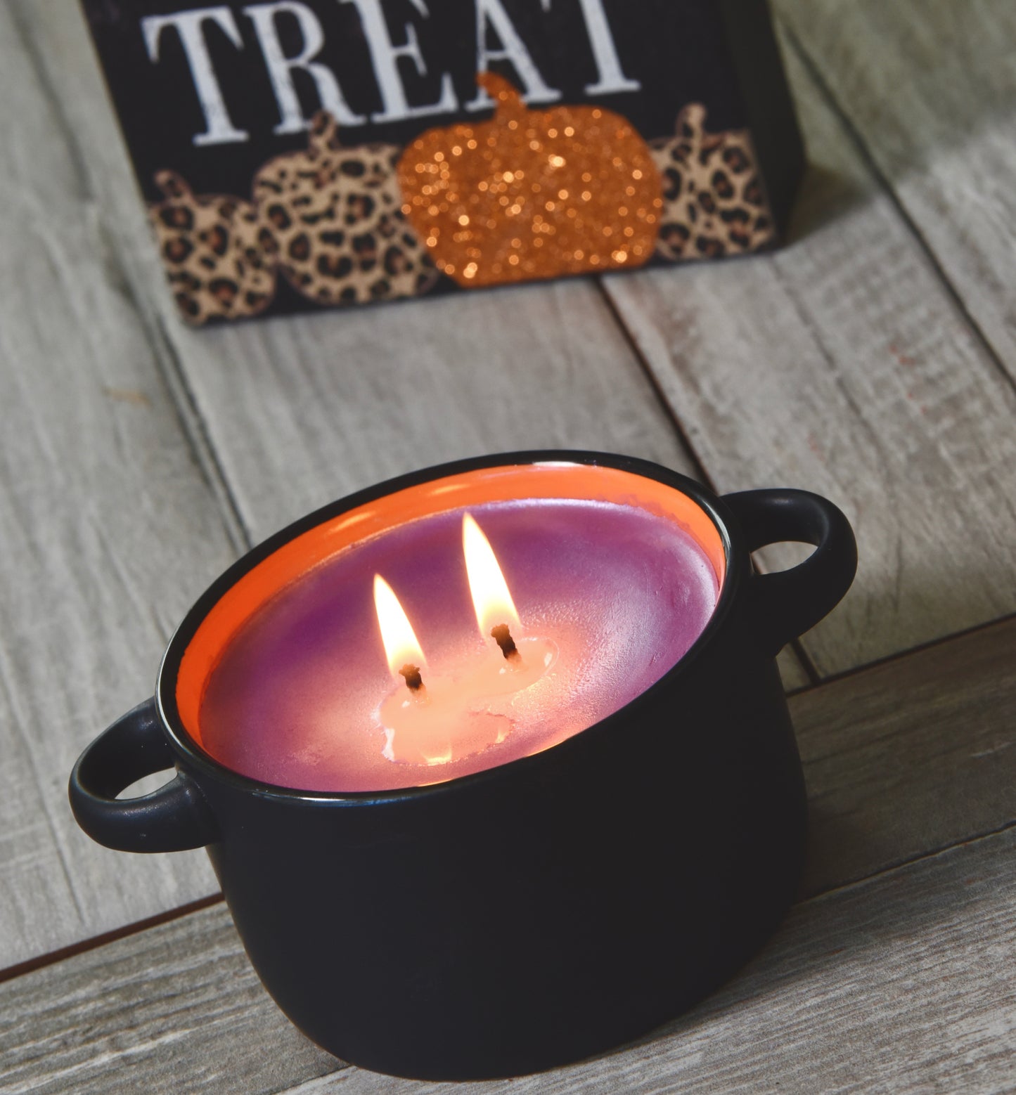 Halloween Evening Spell cauldron candle