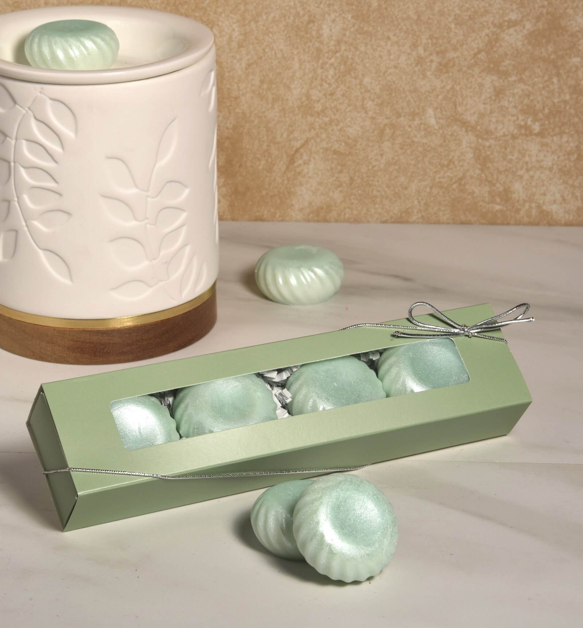 Cool Herbal scented wax melts.